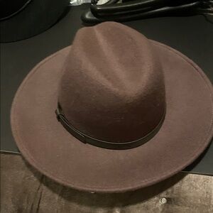 Brown wool hat